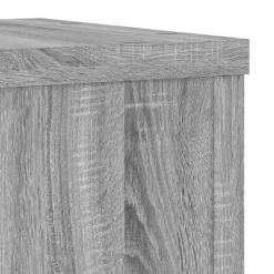 Plantestativer 2 stk. til indendørs brug - Stabilt konstrueret træ | Farve: Grå sonoma-eg | Størrelse: 25x25x80 cm