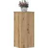 Plantestativer i 2 stk. - Stabilt og slidstærkt funktionelt design | Størrelse: 30x30x70 cm | Farve: Egetræsfarvet