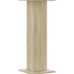 Plantestativer i 2-pak - Hule træstativ | Størrelse: 30x30x80 cm | Farve: Sonoma-eg