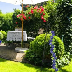 Planteunderstøttelse Obelisk, 132x36x34 cm, Sort