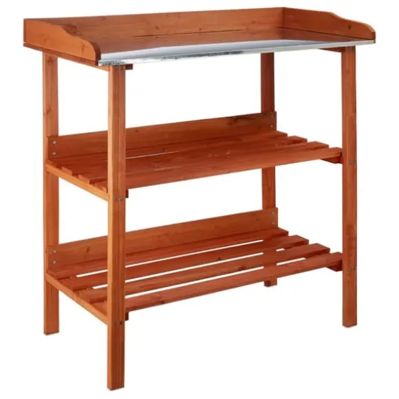 Plantningsbord, 87.5x91.8x41.5 cm, Orange