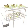Plantningssystem, 2 niveauer, 72 plantningshuller,HVID