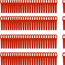 Plastreserveknive, 50/100 stk. plæneklipperknive, plastplæneklipperknive, plastplæneklipperknive til have- og kanttrimmere