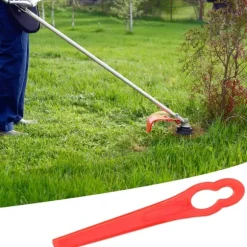 Plastreserveknive, 50/100 stk. plæneklipperknive, plastplæneklipperknive, plastplæneklipperknive til have- og kanttrimmere