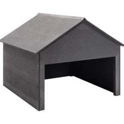 Plæneklipperskur 80x80x70 cm WPC grå - Skur Til Plæneklipper - Skure Til Plæneklippere - Home & Living