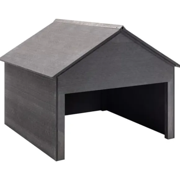 Plæneklipperskur 80x80x70 cm WPC grå - Skur Til Plæneklipper - Skure Til Plæneklippere - Home & Living