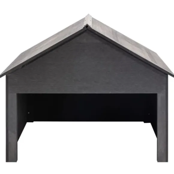 Plæneklipperskur 80x80x70 cm WPC grå - Skur Til Plæneklipper - Skure Til Plæneklippere - Home & Living