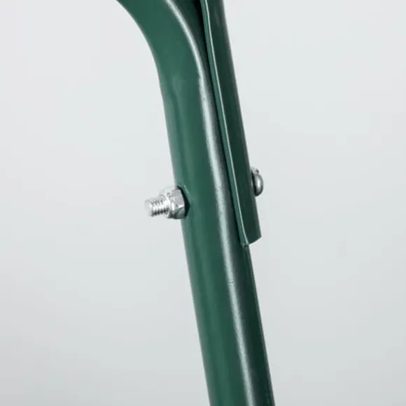 Plænerulle Ø40 cm med U-håndtag – 60 L vand/sand, sort stål 57×40×123 cm