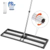 Plæneudjævner - Plæneudjævningsrive - Justerbart Håndtag 213 cm - Plade 91 x 25 cm - Kraftig Stål - Rustbestandig - Arbejdsbesparende - Til Golfgreen | CDON
