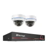 POE Kamera System, H265 Komprimering, Vandalismesikker Design, , 8CH NVR 2 Cameras, 3T（户外运动）
