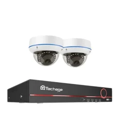 POE Kamera System, H265 Komprimering, Vandalismesikker Design, , 8CH NVR 2 Cameras, 3T（户外运动）