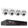 POE Sikkerhedskamera System, 4K Opløsning, Ansigtsgenkendelse, , 3T（户外运动）, 8CH 4pcs 8MP Cameras