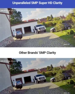 POE Sikkerhedskameraer, 5MP Opløsning, Vandal-Proof Design