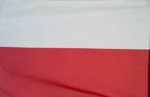 Polsk flag 112x75 hvid og rød