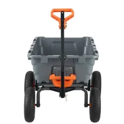 Poly Garden Dump Cart, kraftig yardvogn, 6.48 cu.ft, 1200 lbs, holdbar, alsidig, nem at bruge