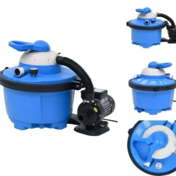 Pool & spa – filtre - Living sandfilterpumpe 385x620x432 mm 200 W 25 l blå og sort