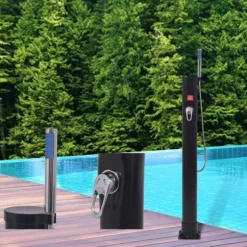 Pool & spa – tilbehør - Living solopvarmet bruser 8 l PVC stål