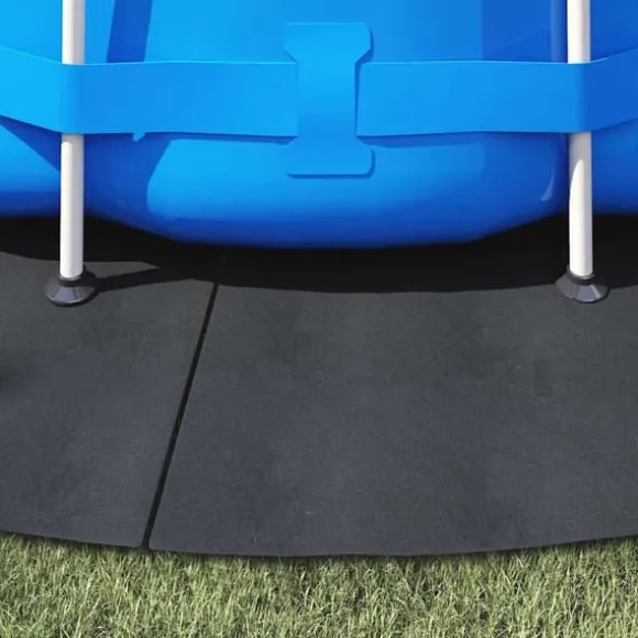 Pool Bundark i Polyester Geotekstil Ø 428 cm | Farve: Sort