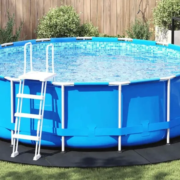 Pool Bundlag i Polyester Geotekstil | Ø 458 cm | Farve: Sort