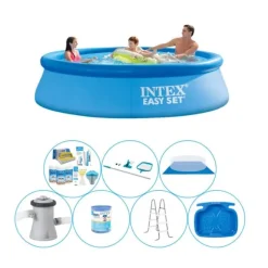 Pool bundt - 8 stk - Intex Easy Set Rund 305x76 cm