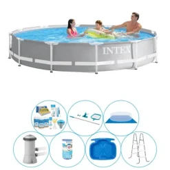 Pool bundt - 8 stk - Intex Easy Set Rund 366x76 cm