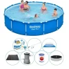 Pool bundt - Bestway Steel Pro rektangulært 396x84 cm