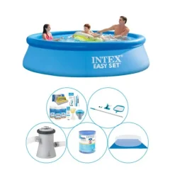 Pool combo tilbud - 6 stk - Intex Easy Set Rund 305x76 cm