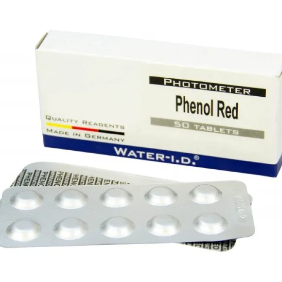 Pool Lab Refill 50 stk tabletter PH test, Phenol Red