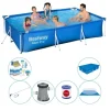 Pool plus tilbehør - Bestway Steel Pro Rectangular 300x201x66 cm