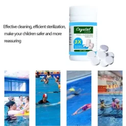 Pool Rengøringstablet Multifunktionelle Brusetabletter Clear Balance Pool Vedligeholdelse Kloreringstabletter