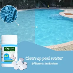 Pool Rengøringstablet Multifunktionelle Brusetabletter Clear Balance Pool Vedligeholdelse Kloreringstabletter