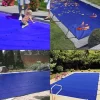 Pool sikkerhedscover, 400x800 cm, Blå, PVC