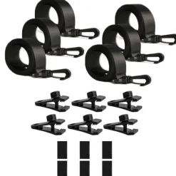 Pool Solar Cover Reel Fastgørelsessæt med stropper 6-pack
