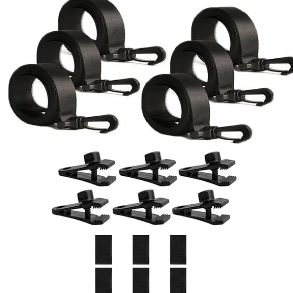Pool Solar Cover Reel Fastgørelsessæt med stropper 6-pack