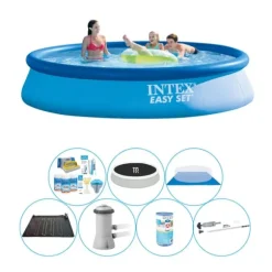Pool Super Sæt - Intex Nem Sæt Rundt 396x84 cm