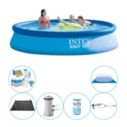Pool tilbud - 7 stk - Intex Easy Set Rundt 396x84 cm
