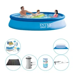 Pool tilbud - 7 stk - Intex Easy Set Rundt 366x76 cm