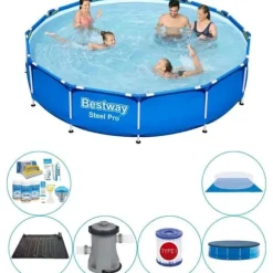 Pool tilbud - Bestway Steel Pro Rektangulær 366x76 cm