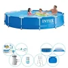 Poolbundt - Intex Metalramme Rund 366x76 cm
