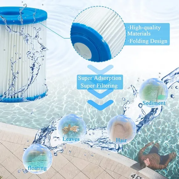 Poolfilter til Bestway Lay-Z-Spa Poolfilter
