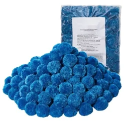 Poolfilterbolde, til Sandfilterpump Swimming Pool, 1,5 lbs, Genanvendelig, Blå