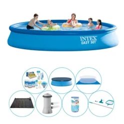 Poolpakke - Intex Easy Set Rund 457x84 cm