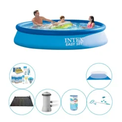 Poolsæt - 7 stk - Intex Easy Set Rundt 366x76 cm