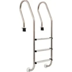 Poolstige 3 trin rustfrit stål 304 120 cm - Poolstige - Poolstiger - Home & Living