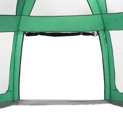 Pooltelt med flue og netvægge - Vandtæt og transportabel | Farve: Havgrøn | Størrelse: 690x690 cm