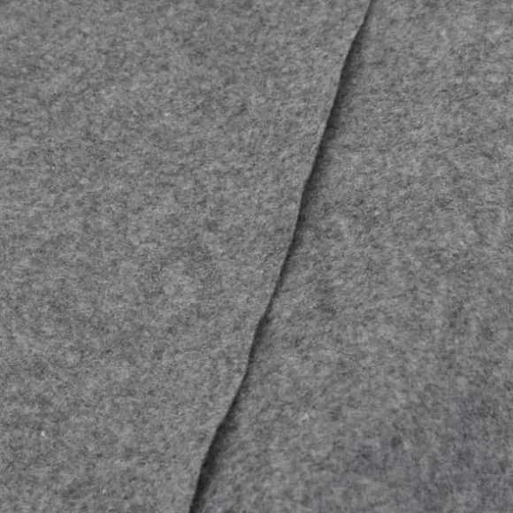 Poolunderlag i polyester-geotekstil Ø366 cm - Beskytter poolens linerdug | Farve: Lysegrå