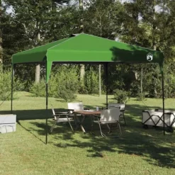 Pop-up canopy telt - Holdbart udendørstelt | Farve: Grøn | Størrelse: 300x300 cm