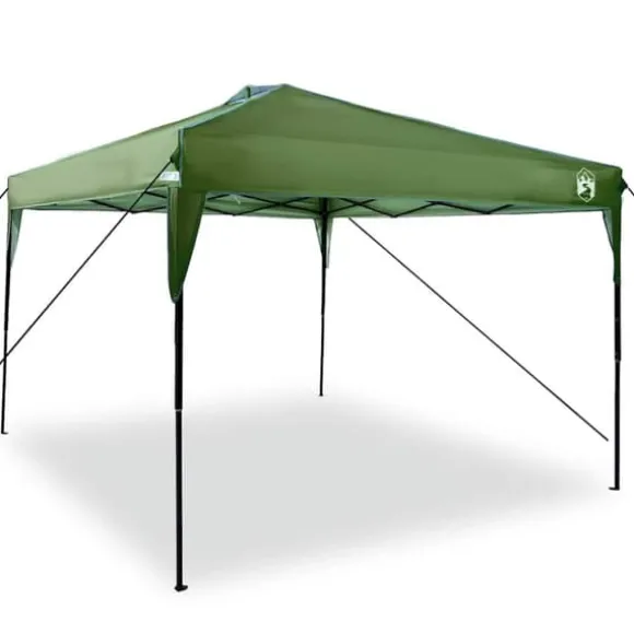Pop-up canopy telt - Holdbart udendørstelt | Farve: Grøn | Størrelse: 300x300 cm
