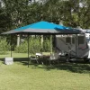 Pop-up canopy telt - Rummeligt udendørs skyggetelt | Farve: Blå | Størrelse: 400x400 cm