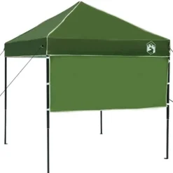 Pop-up canopy telt - Udendørs festtelt | Farve: Grøn | Størrelse: 200 x 200 cm
